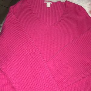 H&M pink sweater